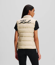 KARL SIGNATURE ULTRA LIGHT PADDED GILET