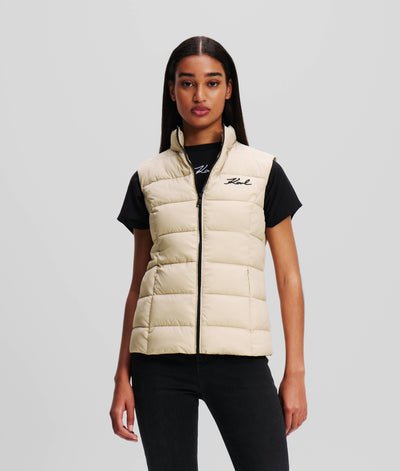 KARL SIGNATURE ULTRA LIGHT PADDED GILET