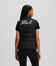 KARL SIGNATURE ULTRA LIGHT PADDED GILET