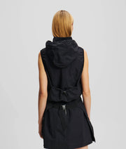 HOODED GILET