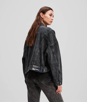 OVERSIZED CROPPED DENIM JACKET