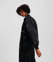 OVERSIZED SATIN BOMBER