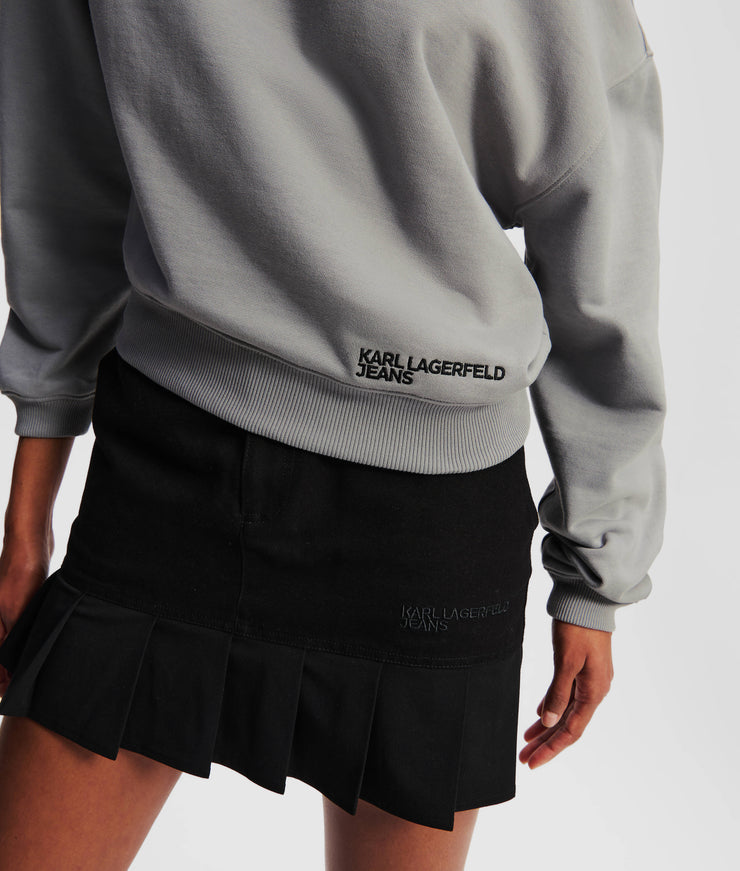 OFF-SHOULDER SWEATSHIRT
