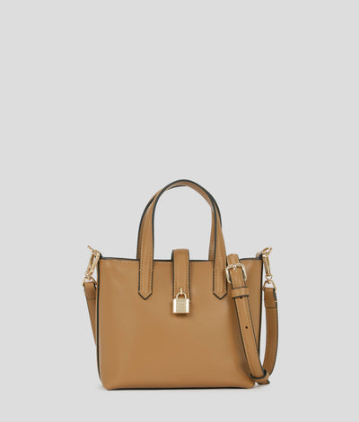 K/AUTOGRAPH PADLOCK MINI TOTE BAG