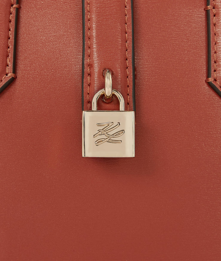 K/AUTOGRAPH PADLOCK MINI TOTE BAG
