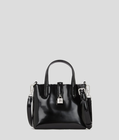 K/AUTOGRAPH PADLOCK MINI TOTE BAG