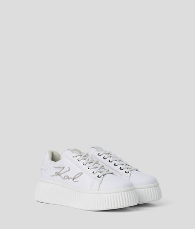 KARL SIGNATURE KREEPER DENIM SNEAKERS