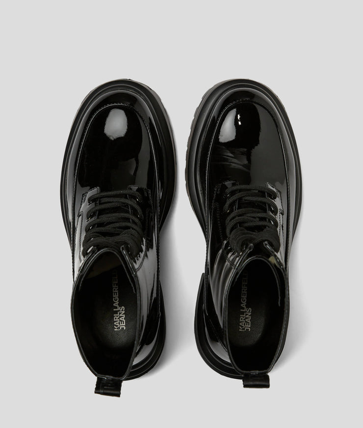 BROOKE PATENT LEATHER BOOTS